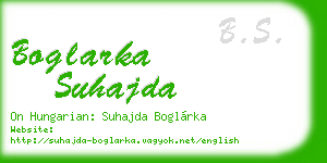 boglarka suhajda business card